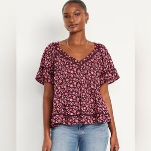 Floral Pink Women's Top